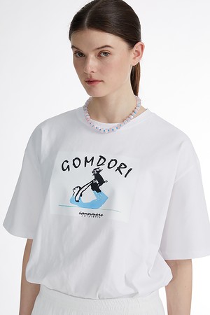 Pilates Illustration Short Sleeve_ 필라테스 반팔 티셔츠