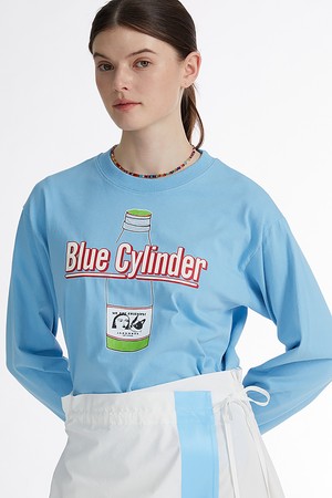 Bottle Illustration Long Sleeve_ 보틀 프린트 긴팔티