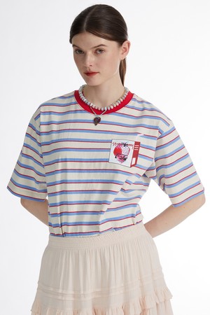 Striped Short Sleeve TS_ 스트라이프 반팔 티