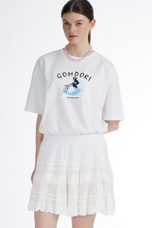 Tiered Ruffle Mini Skirt_ 티어드 러플 미니 스커트