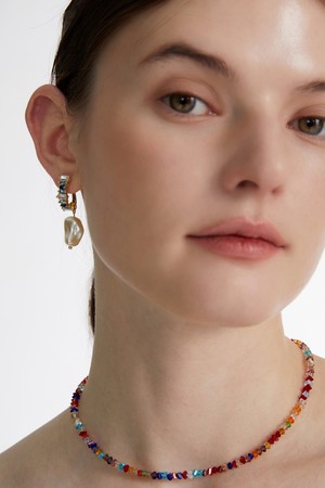 Vintage Muse Baroque Pearl Earrings_ 빈티지 뮤즈 진주 귀걸이