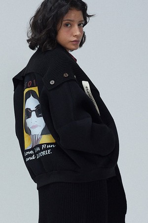 'Seoul Vibe'  Zip-Up Jumper_ 서울 바이브 집업 점퍼