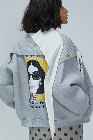 'Seoul Vibe'  Zip-Up Jumper_ 서울 바이브 집업 점퍼