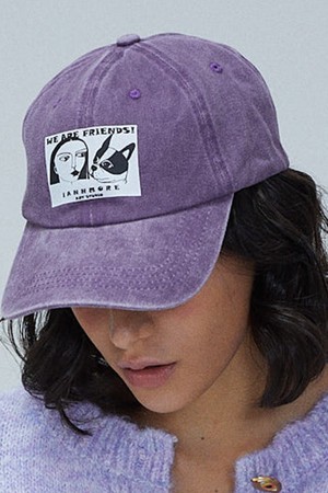 Signature Printed Baseball Cap_ 시그니처 프린트 야구모자