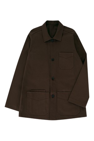 Comfort cotton Chore Jacket (Brown)