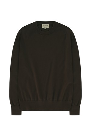 Essential Crew Neck Knit (Brown)