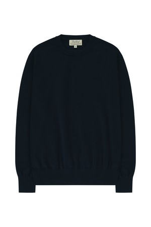 Essential Crew Neck Knit (Dark Navy)