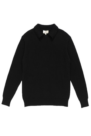 Essential Collar jumper (Black)