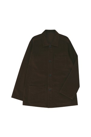 Comfort Corduroy Chore Jacket (Brwon)