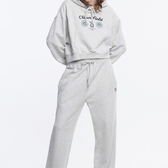 Sweat Track Multi Wide Pants_Oatmeal
