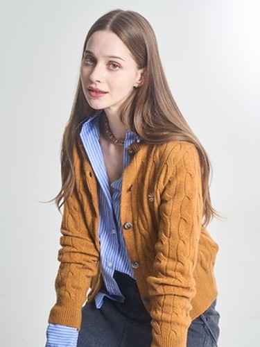 Signature Cable Classic Cardigan_Yellow-a