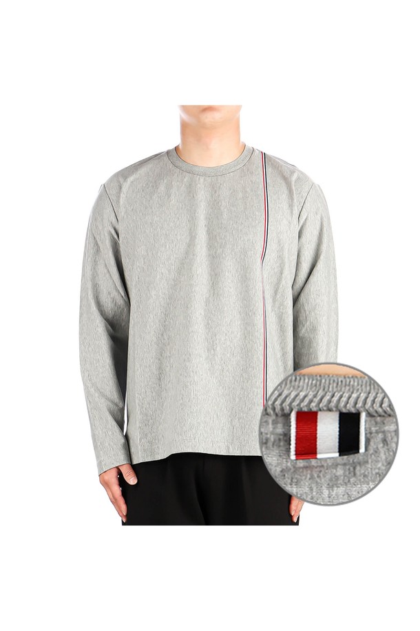 THOM BROWNE - 긴팔티셔츠 - [톰브라운] 24SS (MJS253A J0138 035) 남성 긴팔 티셔츠