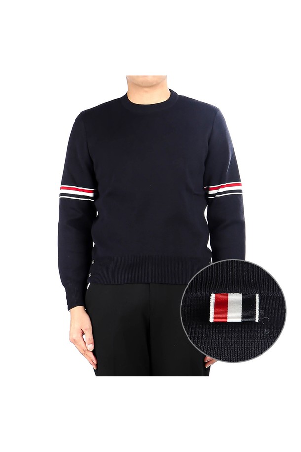 THOM BROWNE - 스웨터 - [톰브라운] 24FW (MKA326A Y3001 415) 남성 밀라노 슬리브 니트