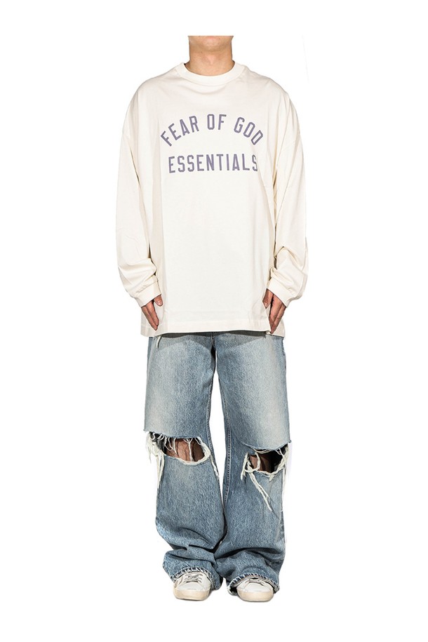 FEAR OF GOD - 긴팔티셔츠 - [피어오브갓] 24FW 남성 에센셜 긴팔 티셔츠 (125BT244202F SHELL)