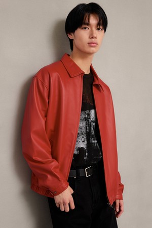 클래식 램스킨 자켓 [레드]