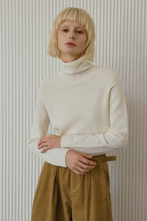 베이직 울100 터틀넥 풀오버 [10COL]