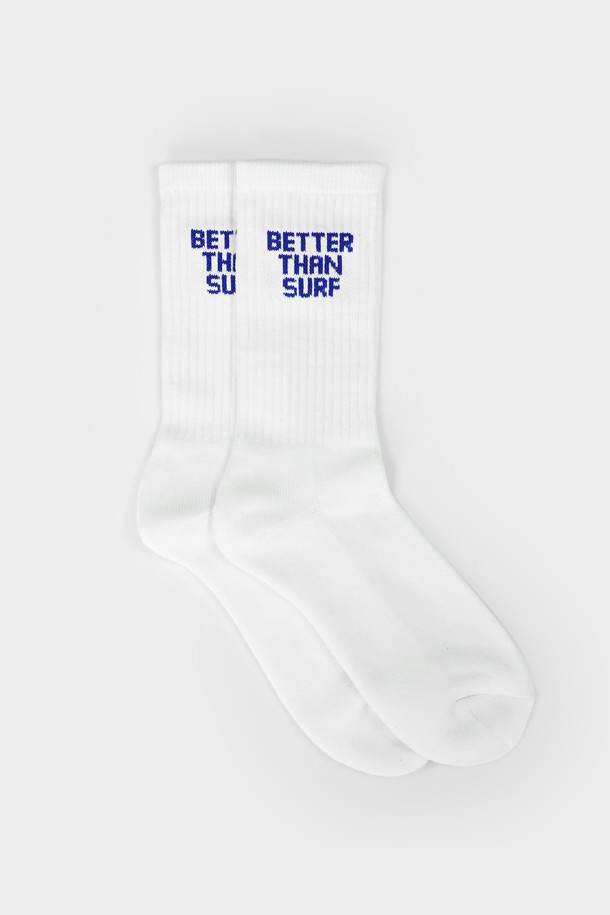 BETTER THAN SURF - 양말 - [BETTER THAN SURF] Better Than Surf Socks - White