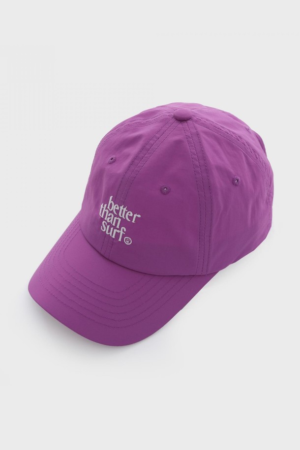 BETTER THAN SURF - 모자 - [BETTER THAN SURF] Smile Logo Beach Cap - Purple