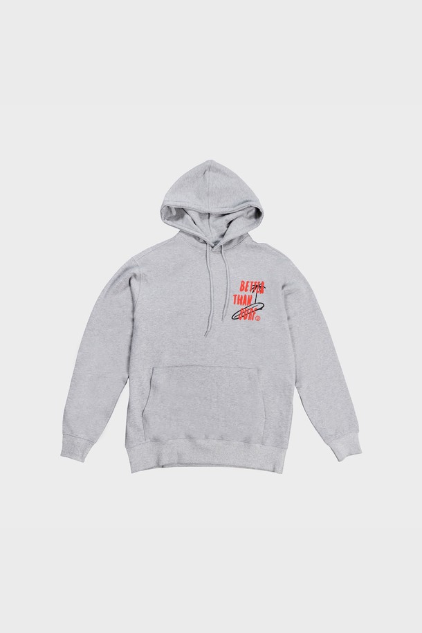 BETTER THAN SURF - 스웨트셔츠 - [BETTER THAN SURF] RELAX DAY HOODIE - grey