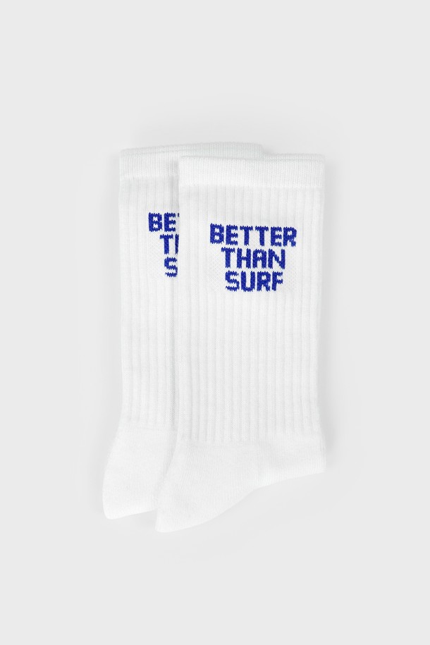 BETTER THAN SURF - 양말 - [BETTER THAN SURF] Better Than Surf Socks - White