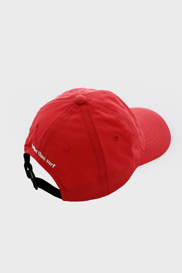 BETTER THAN SURF - 모자 - [BETTER THAN SURF] Smile Logo Beach Cap - Red