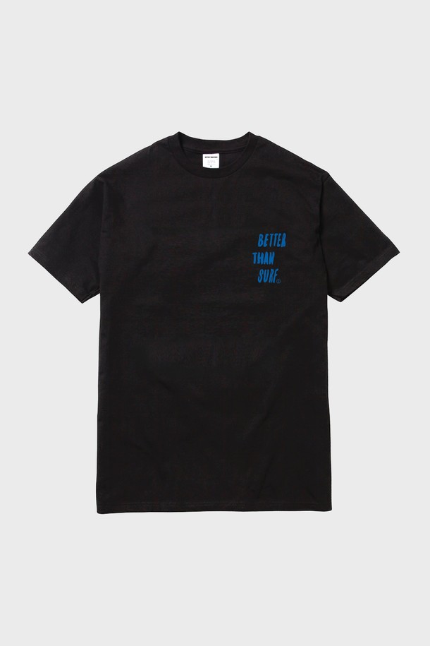 BETTER THAN SURF - 반팔티셔츠 - [BETTER THAN SURF] Relax Day Tee - Black