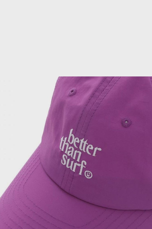 BETTER THAN SURF - 모자 - [BETTER THAN SURF] Smile Logo Beach Cap - Purple