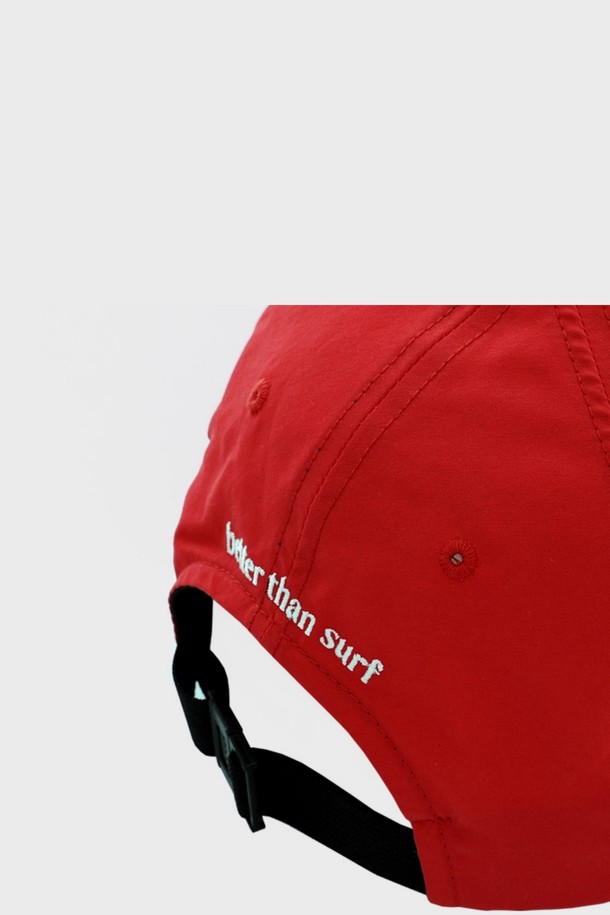 BETTER THAN SURF - 모자 - [BETTER THAN SURF] Smile Logo Beach Cap - Red