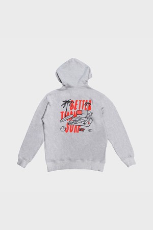 [BETTER THAN SURF] RELAX DAY HOODIE - grey