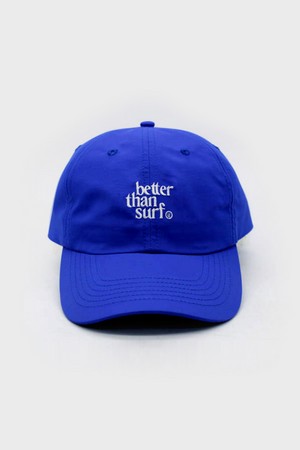 [BETTER THAN SURF] Smile Logo Beach Cap - Blue