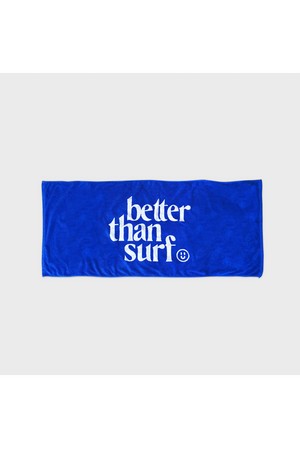 [BETTER THAN SURF] BETTER THAN SURF LOGO BEACH TOWEL