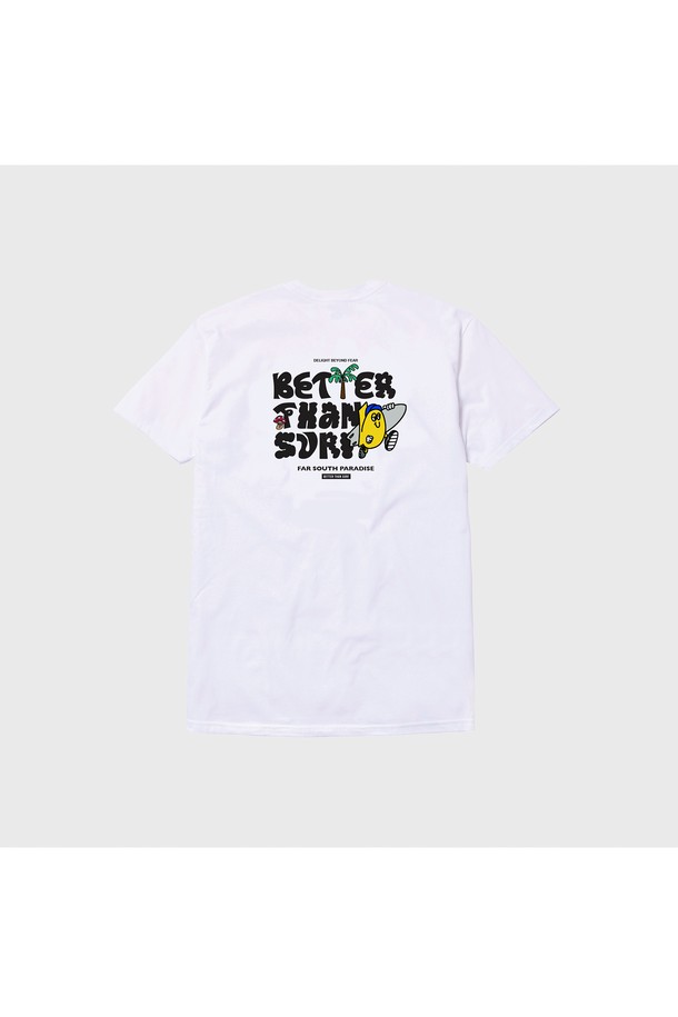 BETTER THAN SURF - 반팔티셔츠 - [BETTER THAN SURF] KOOKIES TEE 쿠키즈 티 - White 화이트