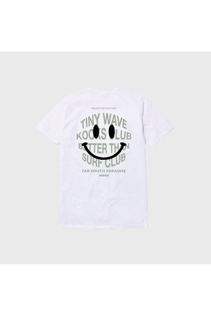 [BETTER THAN SURF] SMILE KOOKS CLUB TEE - OLIVE GREY