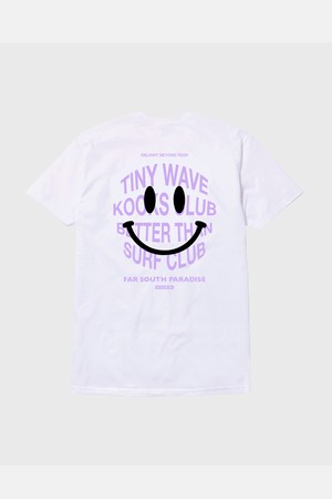 [BETTER THAN SURF] SMILE KOOKS CLUB SMILE TEE - PALE PURPLE 스마일 쿡스 클럽 티 - 페일퍼플