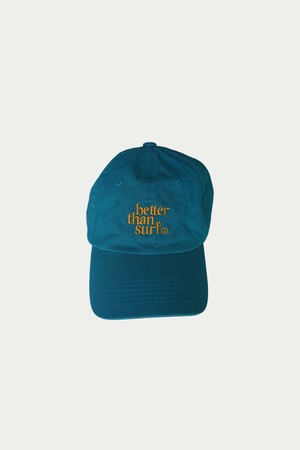 [BETTER THAN SURF] LOGO BALL CAP - DARK GREEN 로고 볼캡 - 다크 그린