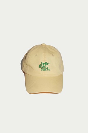 [BETTER THAN SURF] LOGO BALL CAP - LEMON 로고 볼캡 - 레몬