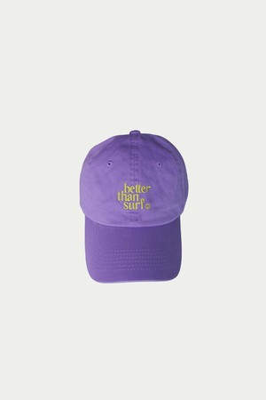 [BETTER THAN SURF] LOGO BALL CAP - PURPLE 로고 볼캡 - 퍼플