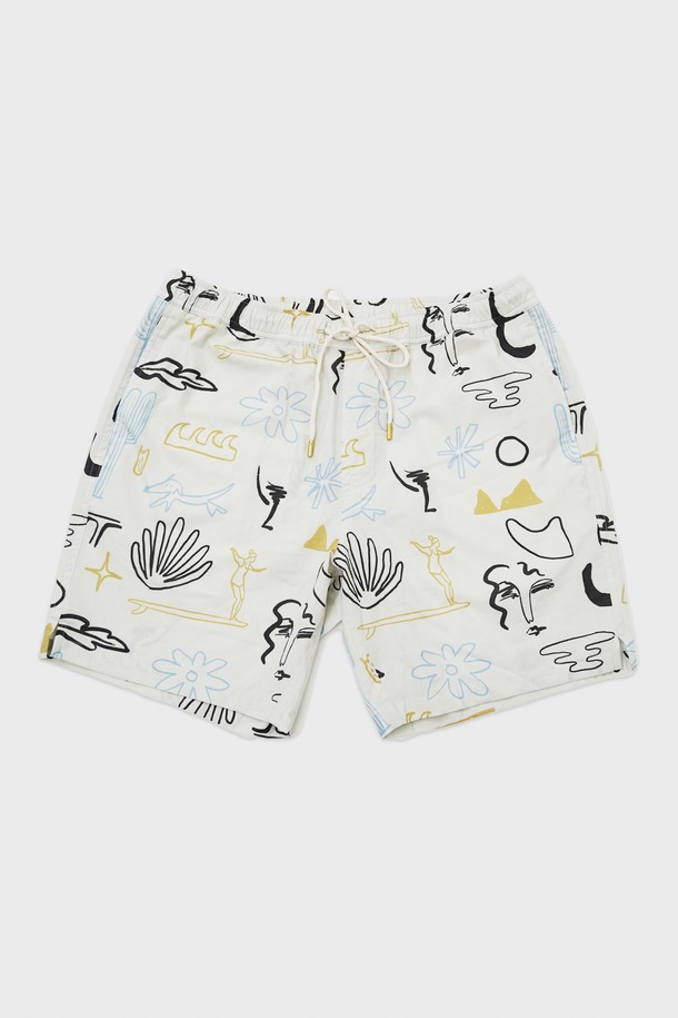 BETTER THAN SURF - 쇼트팬츠 - M&M DAYDREAM SHORTS - CREAM