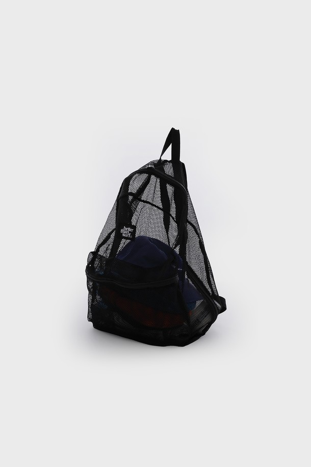 BETTER THAN SURF - 백팩 - MESH BACKPACK - BLACK