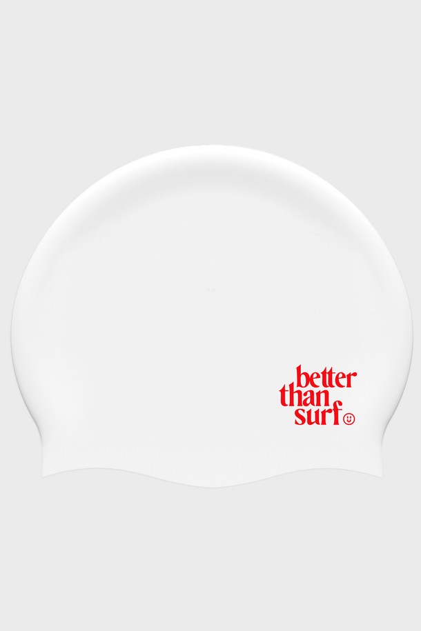 BETTER THAN SURF - 스윔웨어 - LOGO ORG SWIM CAP - RED