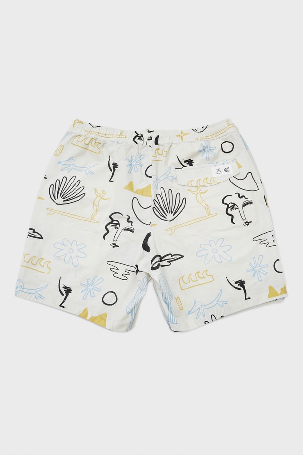 BETTER THAN SURF - 쇼트팬츠 - M&M DAYDREAM SHORTS - CREAM