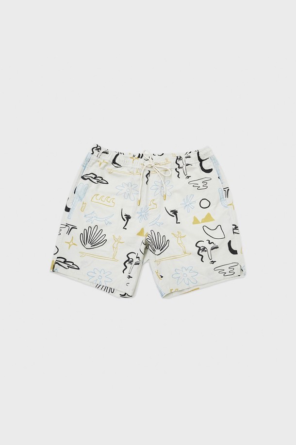 BETTER THAN SURF - 쇼트팬츠 - M&M DAYDREAM SHORTS - CREAM