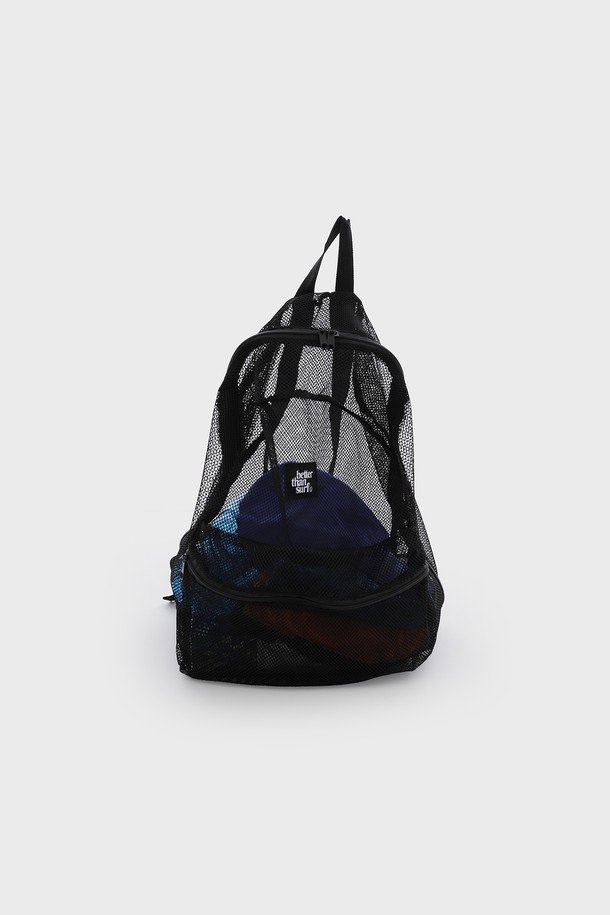 BETTER THAN SURF - 백팩 - MESH BACKPACK - BLACK
