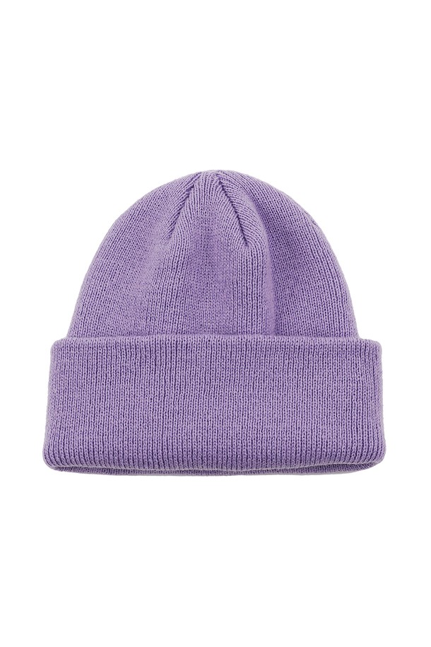 UNALLOYED - 모자 - FLOWER BEANIE / PURPLE