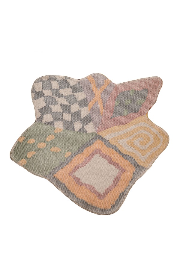 UNALLOYED - 홈패브릭 - ARGYLE FLOWER TUFTING RUG