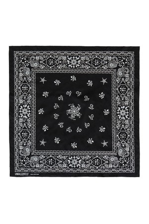 NOTE PAISLEY BANDANA / BLACK