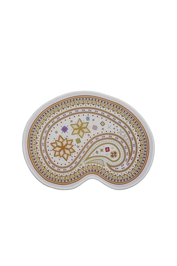 UNALLOYED - 스마트기기/ ACC - ARGYLE PAISLEY MOUSE PAD / IVORY