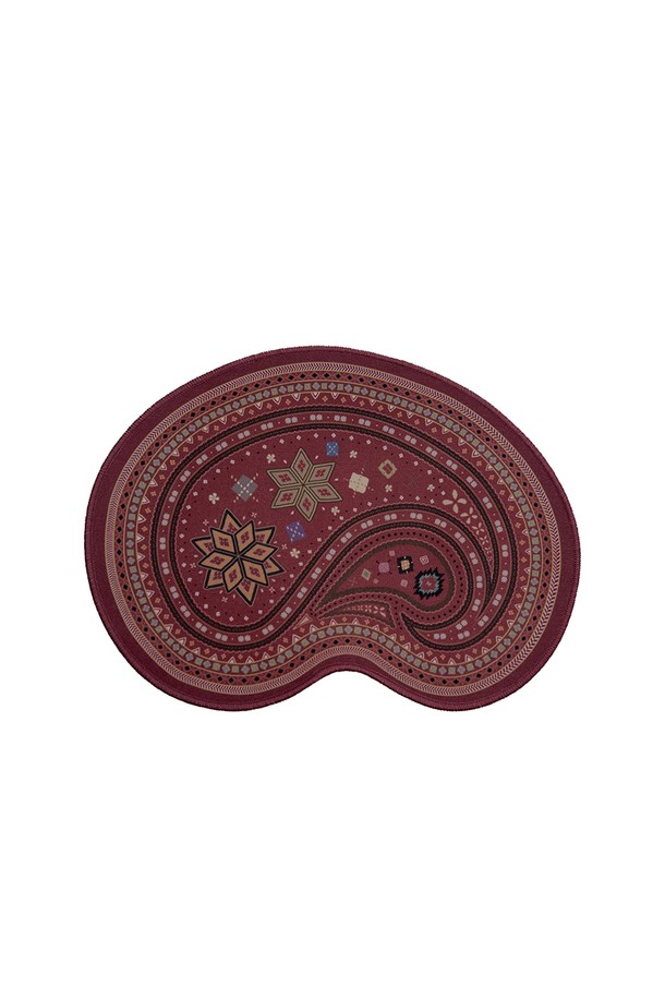 UNALLOYED - 스마트기기/ ACC - ARGYLE PAISLEY MOUSE PAD / WINE