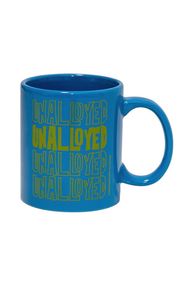 UNALLOYED - 테이블웨어 - UNALLOYED LOGO MUG / BLUE