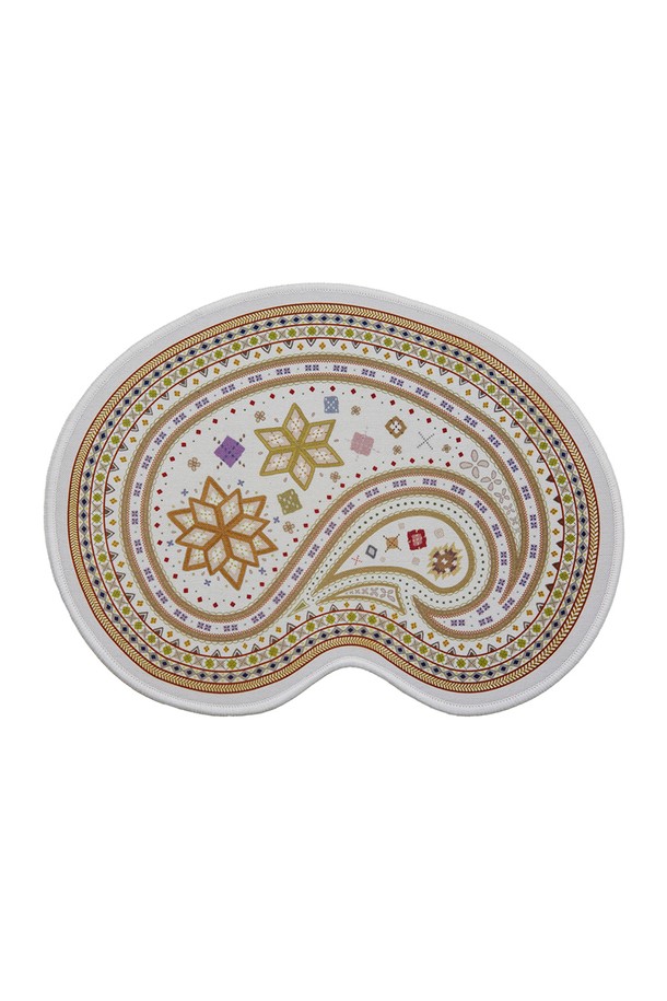 UNALLOYED - 스마트기기/ ACC - ARGYLE PAISLEY MOUSE PAD / IVORY